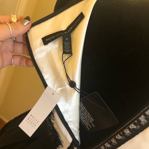 WHBM Midi Cocktail Dress w/ Pockets! - Picture 6 of 8